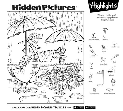 Hidden Pictures Free Printable